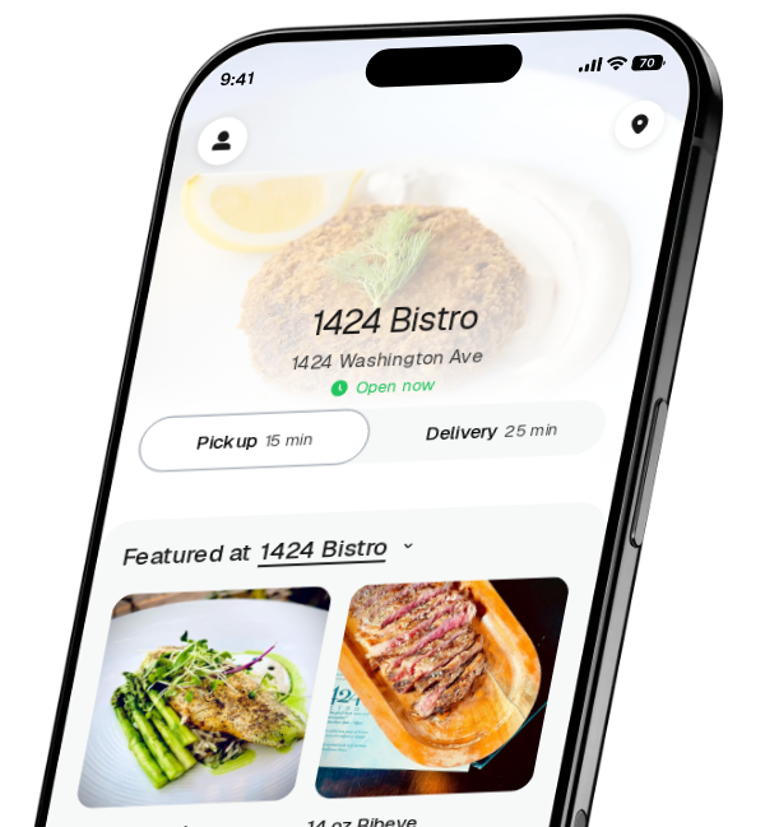 1424 Bistro app preview